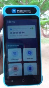 A Moniepoint POS Machine